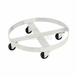 Global Industrial™ Stainless Steel Drum Dolly for 55 Gallon Drum - 800 Lb. Capacity