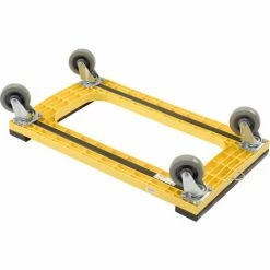 Global Industrial™ Plastic Dolly with Rubber Padded Deck - 4" Casters 1000 Lb. Capacity -Dollies magasin en ligne 241345 03