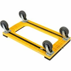 Global Industrial™ Plastic Dolly with Rubber Padded Deck 5" Casters 1200 Lb. Capacity -Dollies magasin en ligne 241530 03