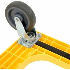Global Industrial™ Plastic Dolly with Rubber Padded Deck 5" Casters 1200 Lb. Capacity -Dollies magasin en ligne 241530 04