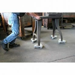 Bond® Cast Iron Triangular Cup Dolly 2127 - Hard Tread Rubber Wheels - 375 Lb. Capacity -Dollies magasin en ligne 3 moving with dollies