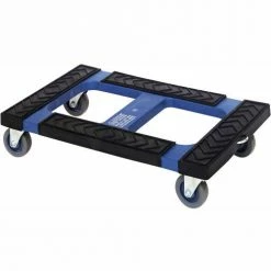 Quantum Storage Systems Quantum Plastic Container Dolly DLY3018 With Padded Rubber Ledge 30"L X 18"W