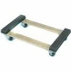 Wesco® 30x18 Rubber Bumper Hardwood Dolly 272062 3" Casters 900 Lb. Cap.