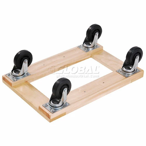 Global Industrial™ Hardwood Dolly with Open Deck 36 x 24 1200 Lb. Capacity 4 Global Industrial™ Hardwood Dolly with Open Deck 36 x 24 1200 Lb. Capacity - Image 2