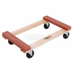 Global Industrial™ Hardwood Dolly with Rubber Bumpered Ends Deck 30 x 18 1200 Lb. Capacity