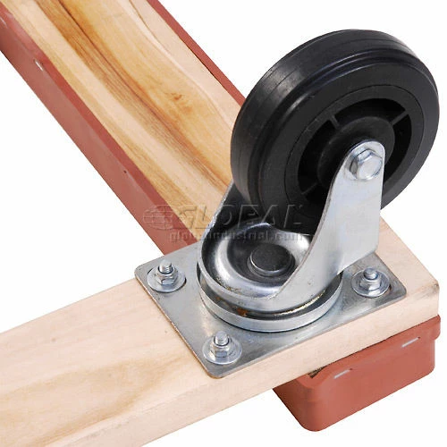 Global Industrial™ Hardwood Dolly with Rubber Bumpered Ends Deck 30 x 18 1200 Lb. Capacity 6 Global Industrial™ Hardwood Dolly with Rubber Bumpered Ends Deck 30 x 18 1200 Lb. Capacity - Image 4