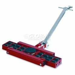 GKS Perfekt® 3-10313 Machinery Roller Dolly Swivel Plate Steer Handle 26,400 Lb. Cap.