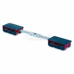 GKS Perfekt® 3-11070 Machinery Roller Dolly Rigid Plates, Adj. Width Connector Bar 19,800 Lb.