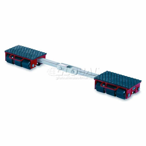 GKS Perfekt® 3-11070 Machinery Roller Dolly Rigid Plates, Adj. Width Connector Bar 19,800 Lb. 3 GKS Perfekt® 3-11070 Machinery Roller Dolly Rigid Plates, Adj. Width Connector Bar 19,800 Lb.