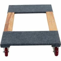 Vestil Six-Wheel Carpeted End Wood Deck Movers Dolly HDOC-2448-12 48x24 -Dollies magasin en ligne 986434 3