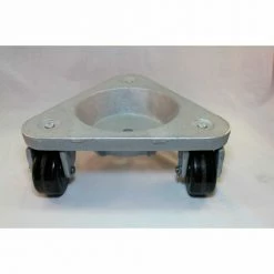 Bond® Cast Iron Triangular Cup Dolly 3310 - Phenolic Wheels - 750 Lb. Capacity