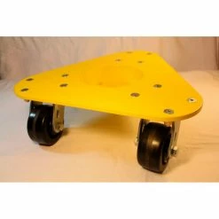 Bond® Steel Triangular Cup Dolly 4200 - Phenolic Resin Wheels - 1500 Lb. Capacity