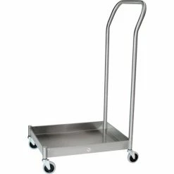 Blickman EZ Stacking Stool Dolly, Stainless Steel, 21-1/2"W x 16-1/2"D x 39"H