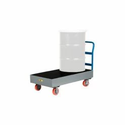 Little Giant® Spill Containment Cart SSB-5125-6PYBK - 33 Gallon Capacity