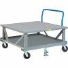 Little Giant® Ergonomic Adj. Height Pallet Stand with Handle 2PDSEH48-6PH2FL 48 x 48 Solid Deck 2 Little Giant® Ergonomic Adj. Height Pallet Stand with Handle 2PDSEH48-6PH2FL 48 x 48 Solid Deck -Dollies magasin en ligne BRN 2PDSEH48 6PH2FL