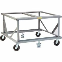 Little Giant® Fixed Height Mobile Pallet Stand PDF-4048-6PH2FL - 48 x 40 Open Deck