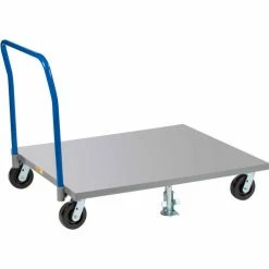 Little Giant® Pallet Dolly PDSH4248-6PH with Pipe Handle - Solid Deck - 42 x 48