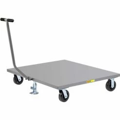 Little Giant® Pallet Dolly PDST-4248-6PHFL with T-Handle - Solid Deck - 42 x 48 & Floor Lock