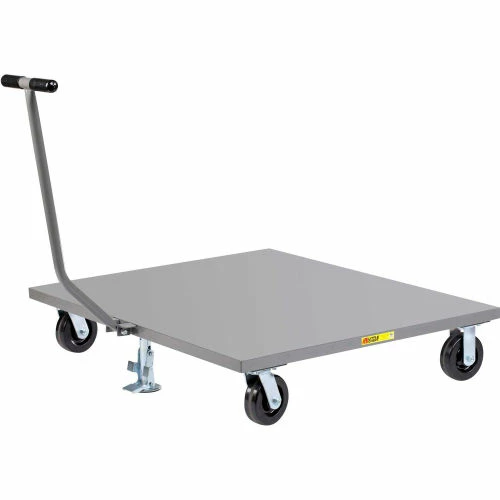 Little Giant® Pallet Dolly PDST-4848-6PHFL with T-Handle - Solid Deck - 48 x 48 & Floor Lock 3 Little Giant® Pallet Dolly PDST-4848-6PHFL with T-Handle - Solid Deck - 48 x 48 & Floor Lock