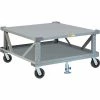 Little Giant® Adj. Height Pallet Stand 2PDSE486PH2FLLR - 48 x 48 Solid Deck & Load Retainers 1 Little Giant® Adj. Height Pallet Stand 2PDSE486PH2FLLR - 48 x 48 Solid Deck & Load Retainers -Dollies magasin en ligne BRQ 2PDSE486PH2FLLR