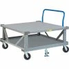 Little Giant® Adj. Height Pallet Stand with Handle 2PDSEH406P2FLLR 40x48 Solid Deck & Retainers -Dollies magasin en ligne BRQ 2PDSEH406P2FLLR
