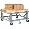 Little Giant® Adj. Height Pallet Stand PDE48-6PH2FLLR - 48 x 48 Open Deck & Load Retainers -Dollies magasin en ligne BRQ PDE48 6PH2FLLR