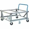 Little Giant® Adj. Height Pallet Stand with Handle PDEH40-6PH2FLLR 40x48 Open Deck & Retainers -Dollies magasin en ligne BRQ PDEH40 6PH2FLLR