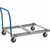 Little Giant® Pallet Dolly with Handle PDH-4848-6PH-LR - 48 x 48 Open Deck & Load Retainers -Dollies magasin en ligne BRQ PDH 4848 6PH LR