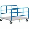 Little Giant® Pallet Dolly with Double End Racks PDS48-6PH2FL-2H 48x48 Solid Deck & Floor Locks -Dollies magasin en ligne BRQ PDS48 6PH2FL 2H