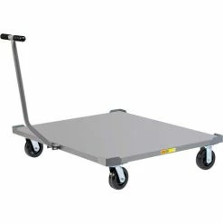 Little Giant® Pallet Dolly PDST-4048-6PHLR with T-Handle & Load Retainers - Solid Deck 40 x 48