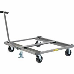 Little Giant® Pallet Dolly PDT4248-6PHFLLR with T-Handle & Floor Locks - Open Deck 42 x 48