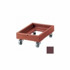 Cambro CD1420131 - Camdolly Milk Crate Dark Brown Load Capacity 350 lbs.