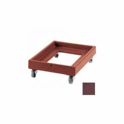 Cambro CD2028131 - Camdolly For Milk Crates, Dark Brown, NSF