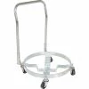 Vestil Steel Multipurpose Quad Drum Dolly W/ Handle, 1200 lb. Capacity