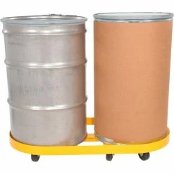 Vestil Steel Double Drum Dolly For 55 Gal. Drum W/ Hard Rubber Casters, 2000 lb. Capacity -Dollies magasin en ligne DRUM X2 55 HR 6