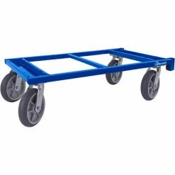 Jescraft™ Flat Dolly FD-2436PL8-4S - 24 x 36 - 8" Polyolefin Casters - 3000 Lb. Cap.