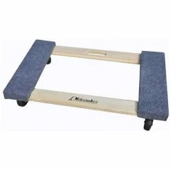 Milwaukee | Gleason Industrial Products Milwaukee Wood Furniture Dolly 33800 - Carpeted Ends - 30" x 18" - 1000 Lb. Capacity