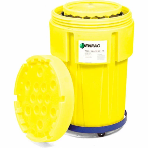 ENPAC® 8081-YE Portable Poly-Collector™ with Steel Drum - 110 Gallon Capacity 3 ENPAC® 8081-YE Portable Poly-Collector™ with Steel Drum - 110 Gallon Capacity