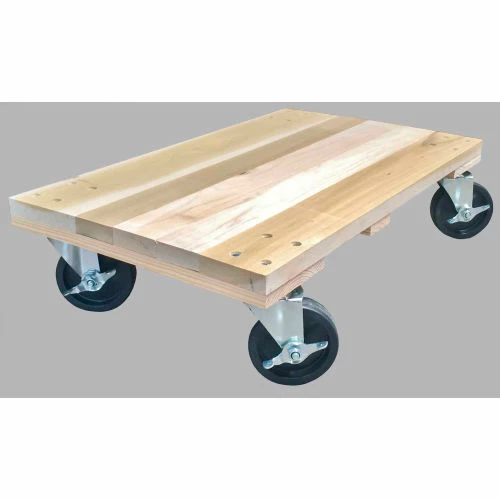 Fairbanks 24" x 36" Solid Deck Hardwood Dolly T-15-2436-5PH-FB 1500 Lb. Capacity 3 Fairbanks 24" x 36" Solid Deck Hardwood Dolly T-15-2436-5PH-FB 1500 Lb. Capacity