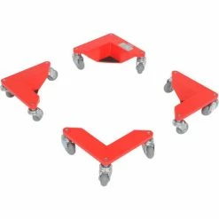 Vestil Corner Mover Dolly Aluminum - 200 Lb. Capacity Each (4 Pack)