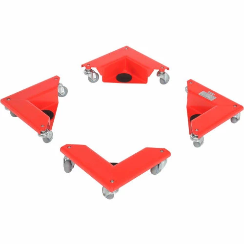 Vestil Corner Mover Dolly Steel - 300 Lb. Capacity Each (4 Pack) 3 Vestil Corner Mover Dolly Steel - 300 Lb. Capacity Each (4 Pack)