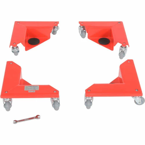 Vestil Corner Mover Dolly Steel - 300 Lb. Capacity Each (4 Pack) 5 Vestil Corner Mover Dolly Steel - 300 Lb. Capacity Each (4 Pack) - Image 3