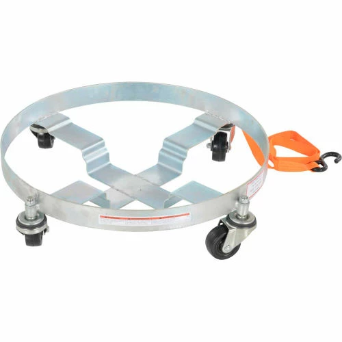 Vestil Drum Dolly DRUM-QUAD-H with Rubber Wheels for 5, 30 & 55 Gallon Drums 6 Vestil Drum Dolly DRUM-QUAD-H with Rubber Wheels for 5, 30 & 55 Gallon Drums - Image 4