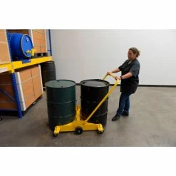 Vestil Low Profile Double Drum Dolly with Polyurethane Casters - 2000 Lb. Capacity 15 Vestil Low Profile Double Drum Dolly with Polyurethane Casters - 2000 Lb. Capacity -Dollies magasin en ligne VEI DRUM X2 PU LP P