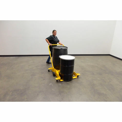 Vestil Low Profile Double Drum Dolly with Polyurethane Casters - 2000 Lb. Capacity 10 Vestil Low Profile Double Drum Dolly with Polyurethane Casters - 2000 Lb. Capacity - Image 8