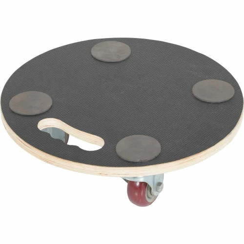 Vestil Hardwood Dolly with 15" Round Solid Wood Deck - 440 Lb. Capacity 4 Vestil Hardwood Dolly with 15" Round Solid Wood Deck - 440 Lb. Capacity - Image 2