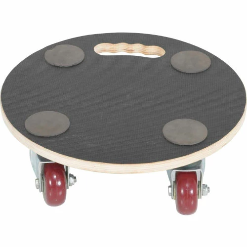 Vestil Hardwood Dolly with 15" Round Solid Wood Deck - 440 Lb. Capacity 6 Vestil Hardwood Dolly with 15" Round Solid Wood Deck - 440 Lb. Capacity - Image 4