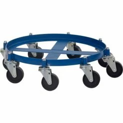 Vestil Drum Dolly OCTO-55-CI with Cast Iron Wheels for 55 Gallon Drums - 2000 Lb. Capacity -Dollies magasin en ligne VEI OCTO 55 CI A