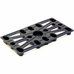 Valley Craft® Z84976A3 Plastic 12 x 24 Mini-Pallet for EZY-Tilt™ Pallet Fork Trucks -Dollies magasin en ligne Z84976A3 single 12 by 24 inch mini pallet left angle mid perspective