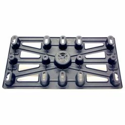 Valley Craft® Z84976A3 Plastic 12 x 24 Mini-Pallet for EZY-Tilt™ Pallet Fork Trucks -Dollies magasin en ligne Z84976A3 single 12 by 24 inch mini pallet straight shot bottom high perspective